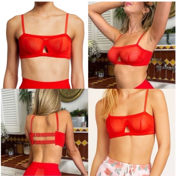 We are HAH Wired Bra in Teal - Picture 7 of 8